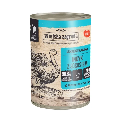 Wiejska Zagroda Mokre menu dla kota