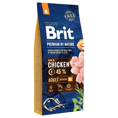 Brit Premium by Nature Adult M — kurczak