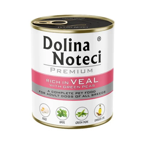 Dolina Noteci Premium Cielęcina z zielonym groszkiem