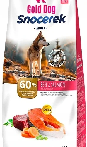 Gold Dog Snocerek Beef & Salmon Adult